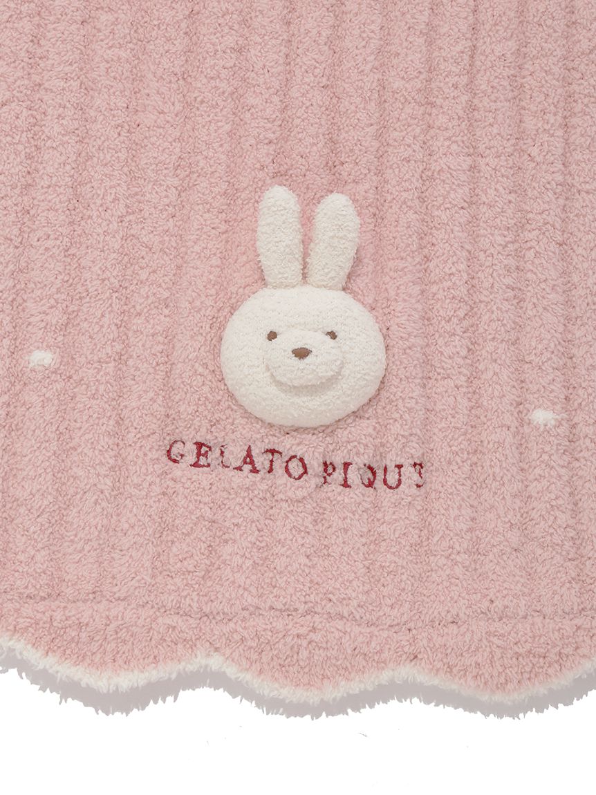 ジェラートピケ❤︎ラビットモコブランケット ピンク 新品 KIDS】ベビモコラビットブランケット(グッズ)｜ルームウェア・パジャマ