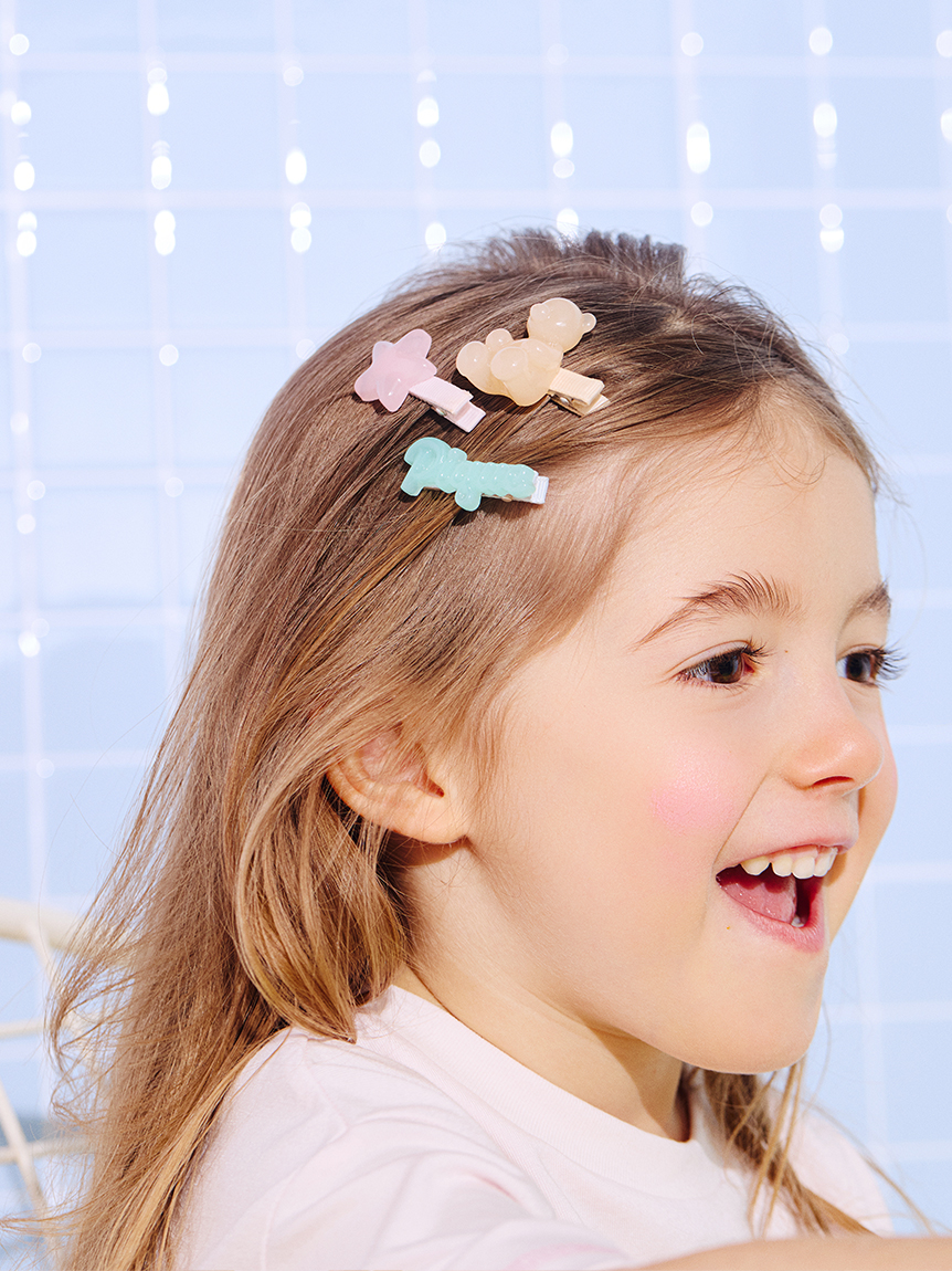 KIDS】アイスクリームベアヘアクリップ(グッズ)｜ルームウェア