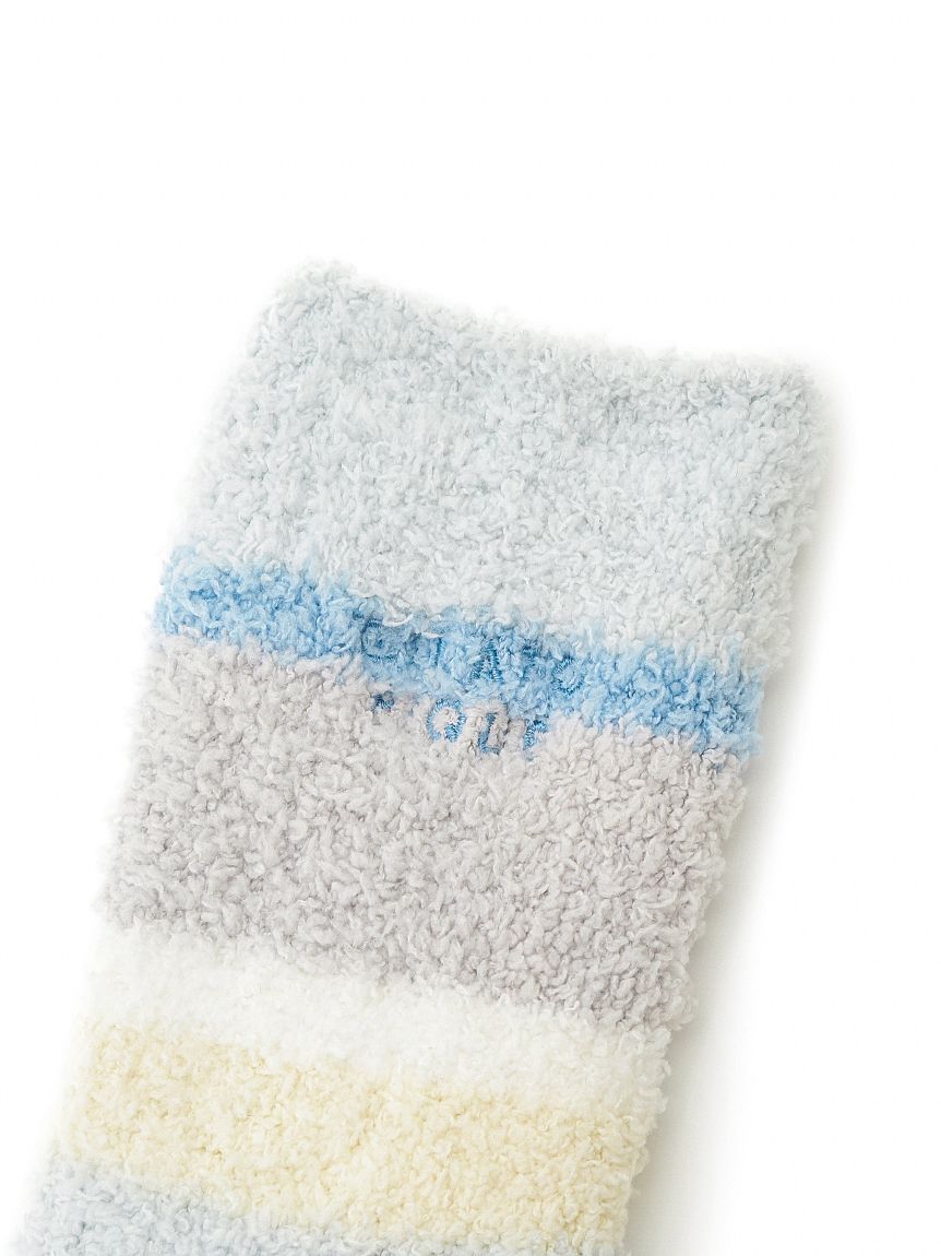 KIDS】ベビモコカラフルボーダーソックス(グッズ)｜ルームウェア