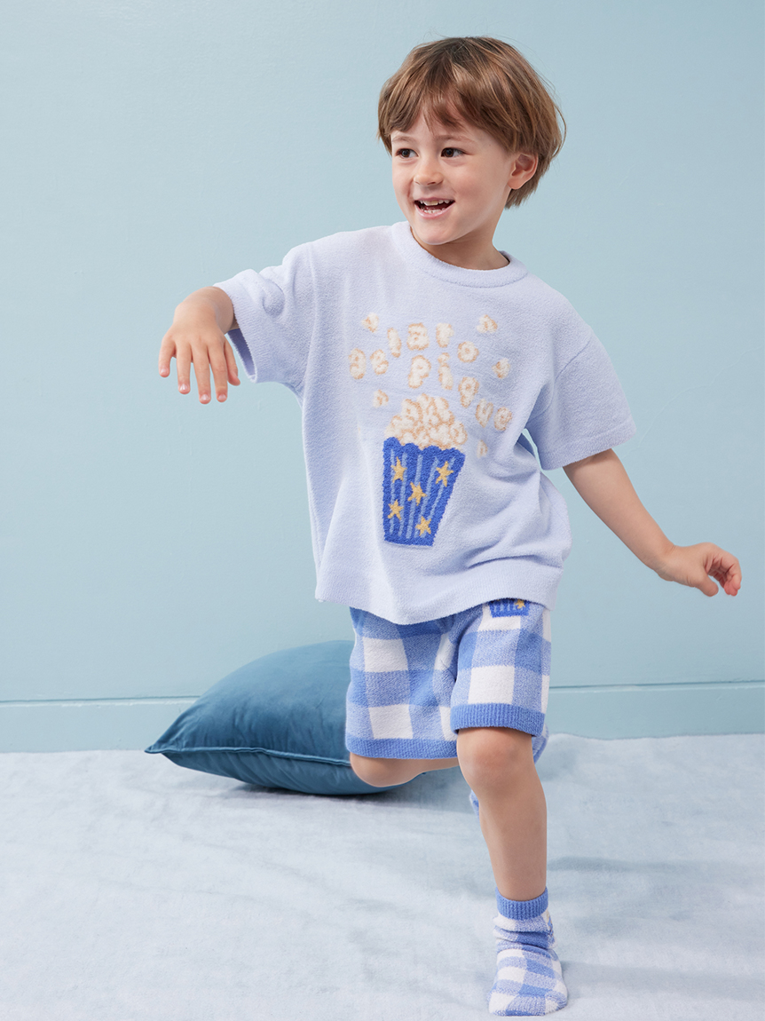 KIDS】エアリーモコギンガムチェック柄ショートパンツ(ショートパンツ
