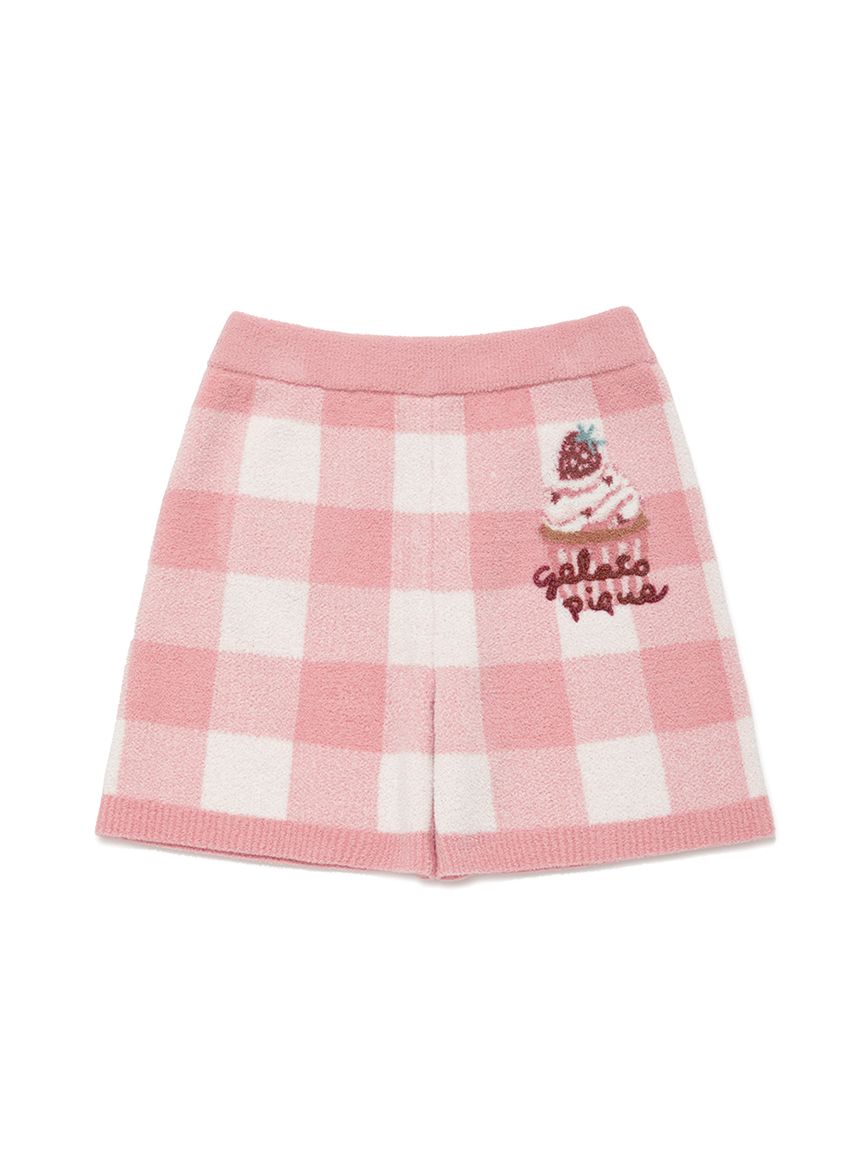 KIDS】エアリーモコギンガムチェック柄ショートパンツ(ショートパンツ