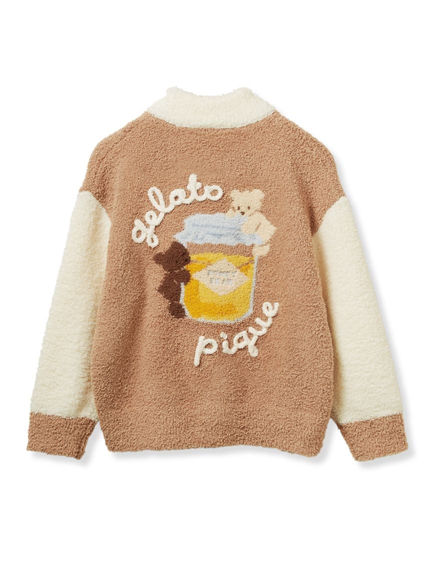 ジェラートピケ　ベビモコはちみつベアピケジャン ベビモコはちみつベアピケジャン（ルームウェア/パジャマ）｜gelato