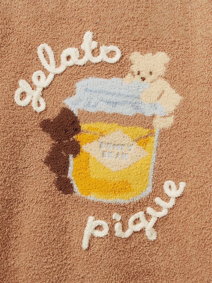 KIDS】ベビモコはちみつベアピケジャン(パーカ)｜ルームウェア