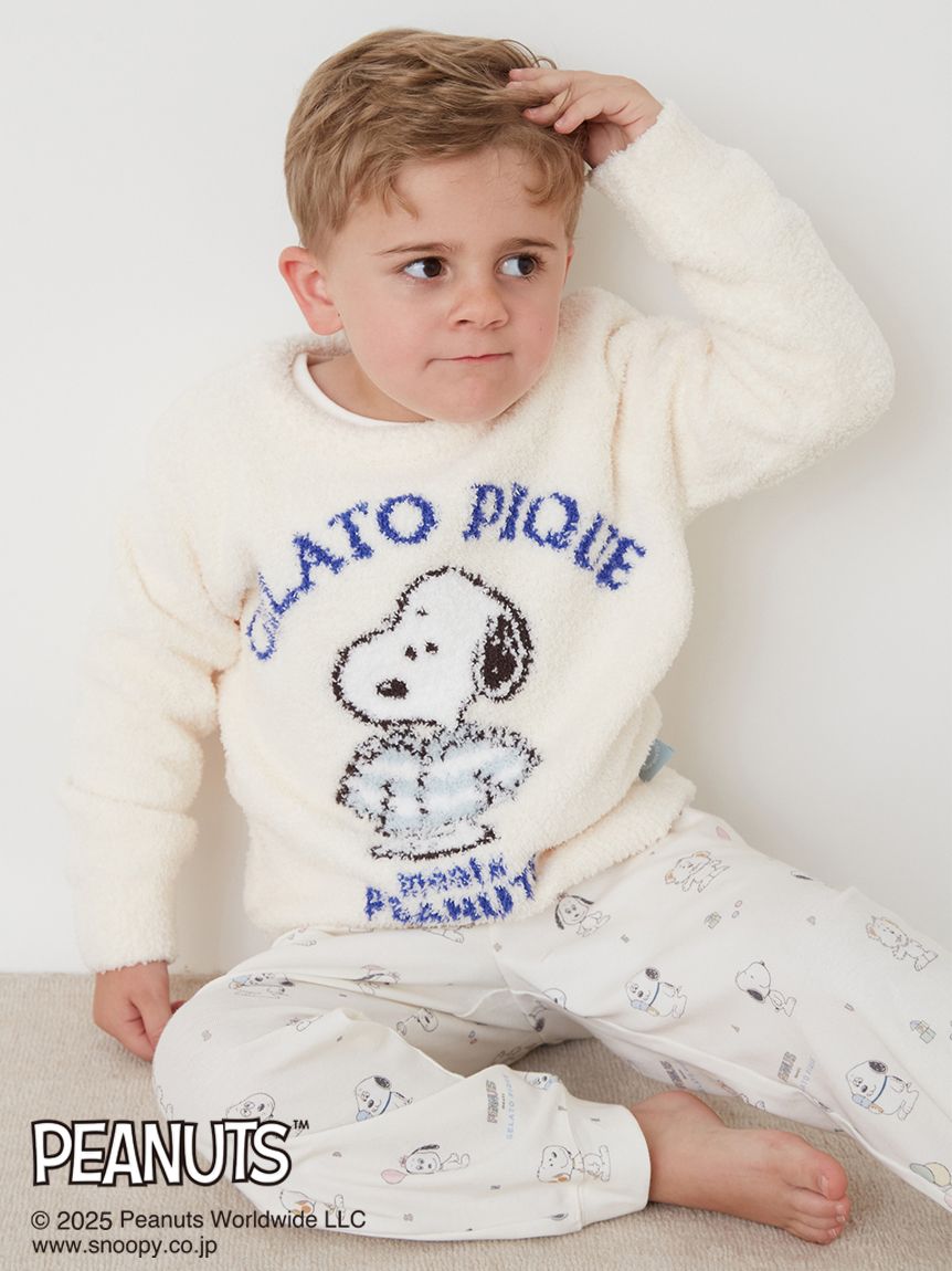 PEANUTS】【KIDS】オリジナルアート ジャガードプルオーバー(ニット