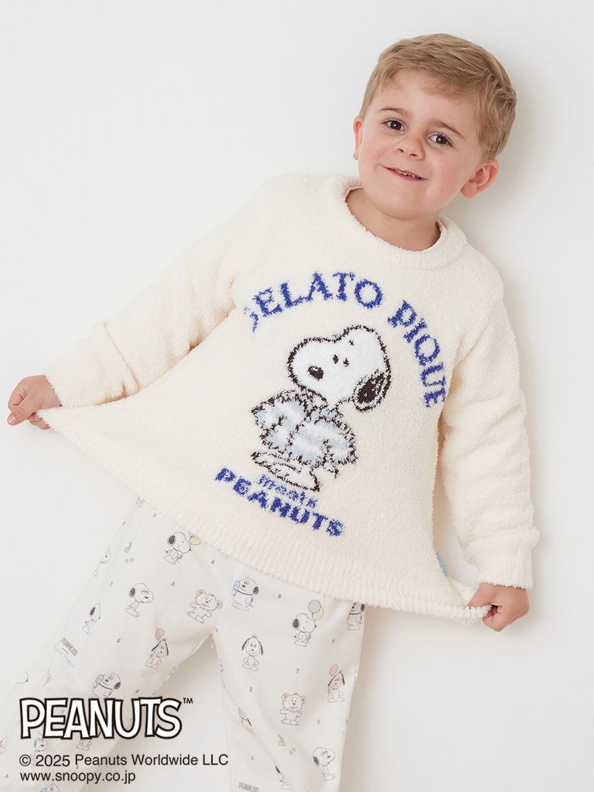 PEANUTS】【KIDS】オリジナルアート ジャガードプルオーバー(ニット