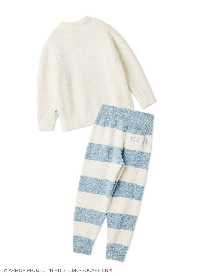 ジェラートピケ ドラクエ ベビモコプルオーバー&ボーダーロングパンツセット ドラゴンクエスト】【キッズ】ベビモコプルオーバー&ボーダー