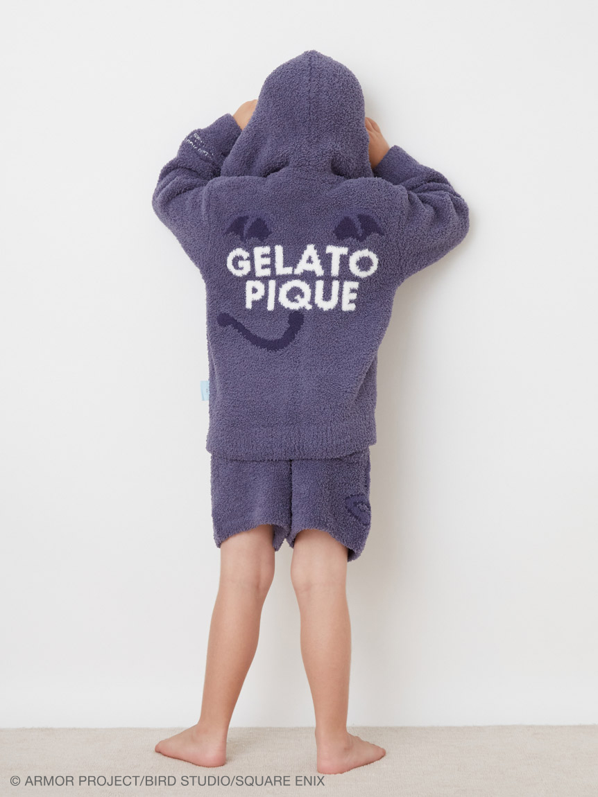 【新品未着用】ドラクエ ジェラピケ　スライムパーカ＆ハーフパンセット gelato pique｜【ドラゴンクエスト】【ユニセックス】パウダー
