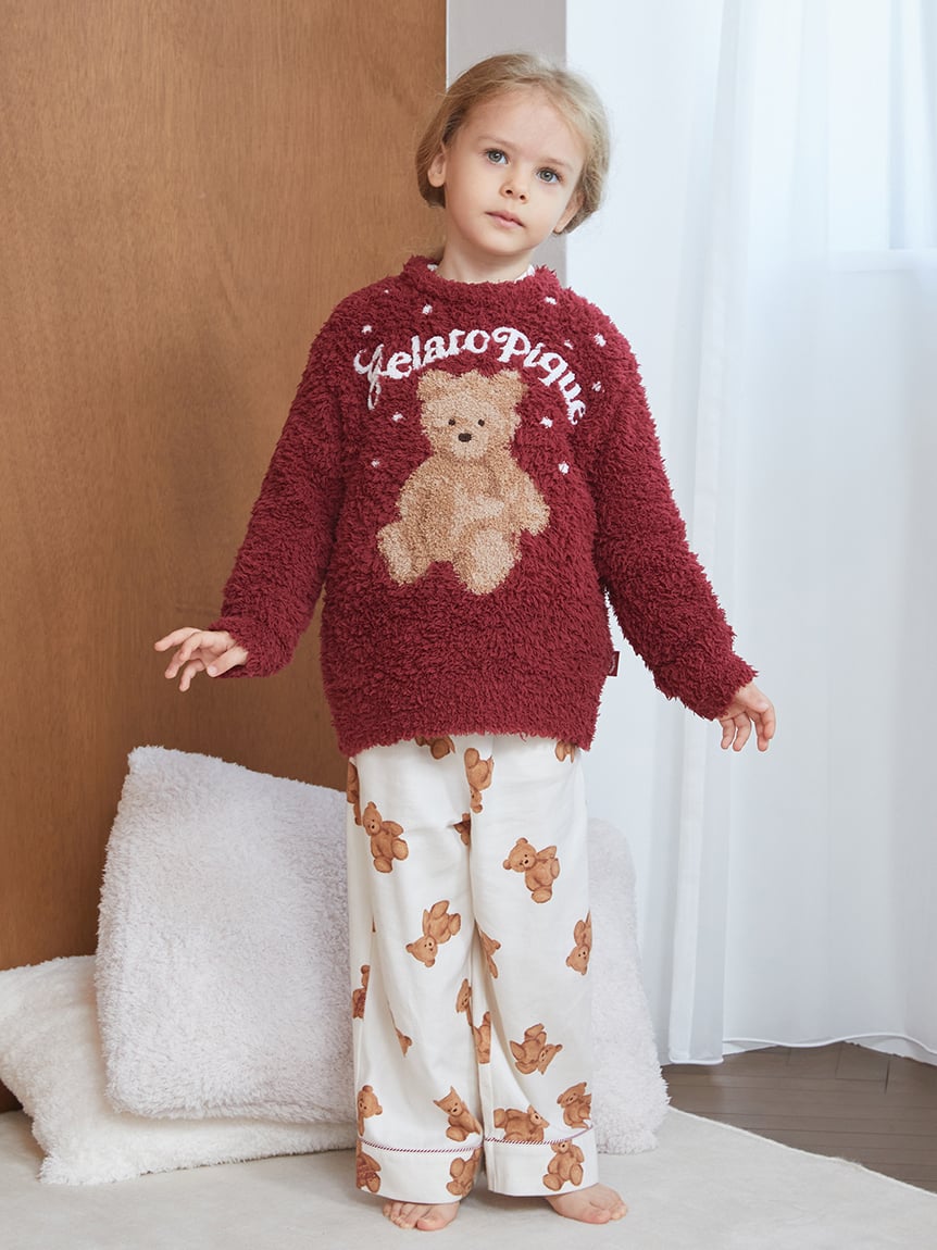 HOLIDAY】【KIDS】ジェラートスノーベアプルオーバー(ニットプル