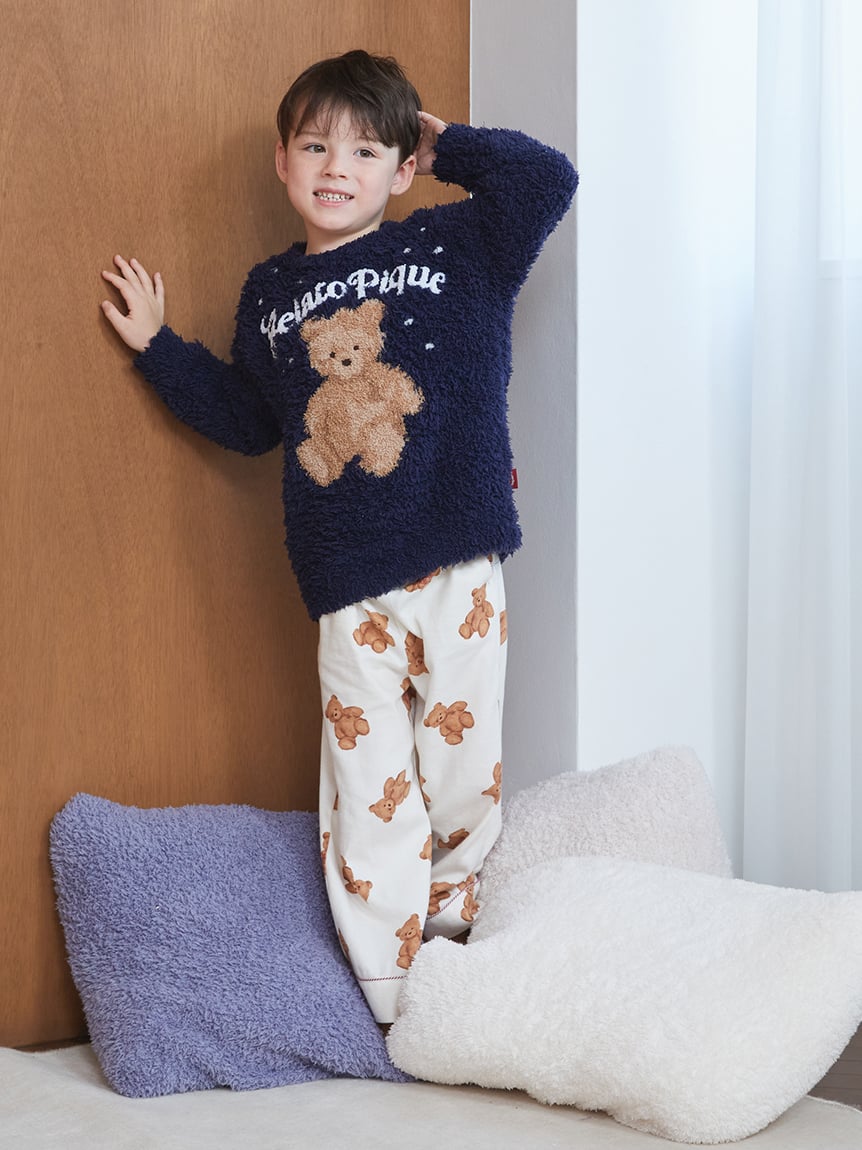 HOLIDAY】【KIDS】ジェラートスノーベアプルオーバー(ニットプル