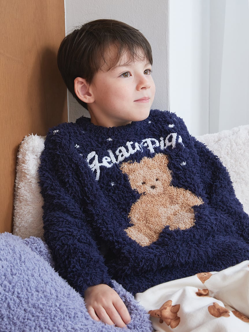 HOLIDAY】【KIDS】ジェラートスノーベアプルオーバー(ニットプル