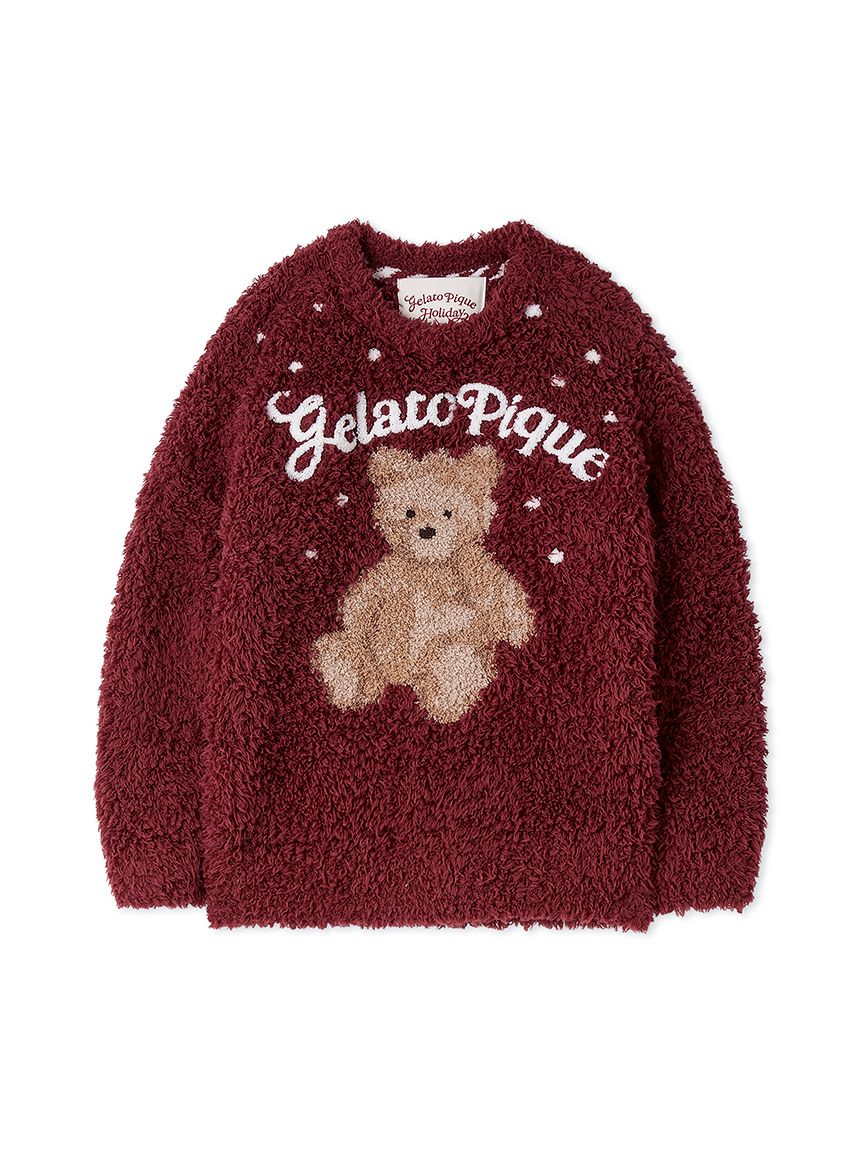 HOLIDAY】【KIDS】ジェラートスノーベアプルオーバー(ニットプル