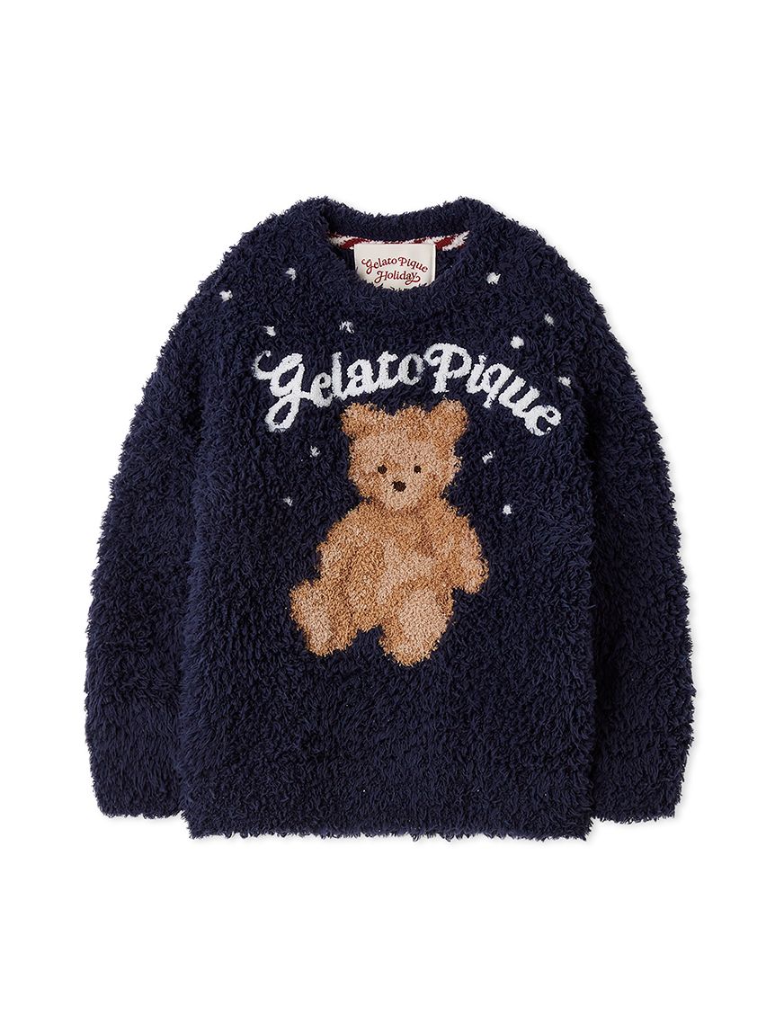 【Xmas限定】gelato pique ルームウェアベアプルオーバー キッズ gelato pique（ジェラートピケ）の「【販路限定商品】【HOLIDAY