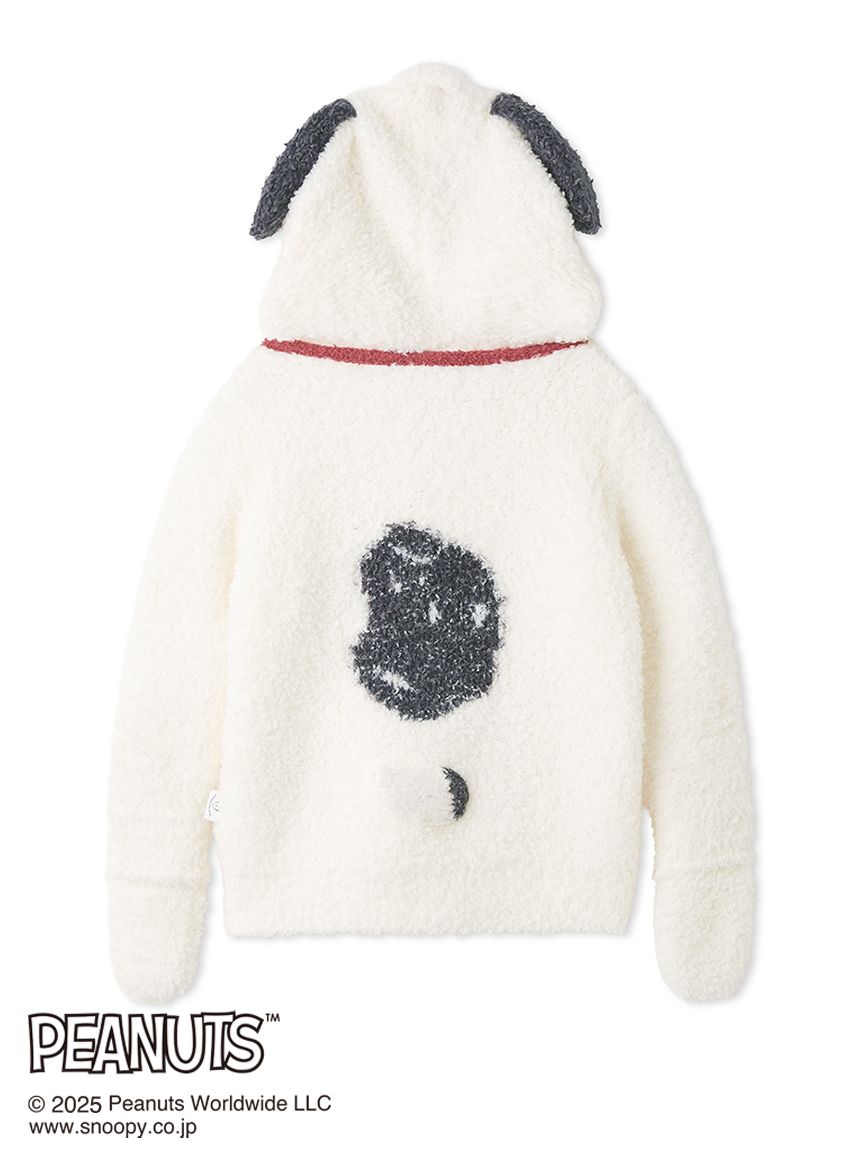 ジェラートピケ　スヌーピー パーカー　白 PEANUTS PUPPIES】【KIDS】スヌーピーパーカ(パーカー)｜ルームウェア