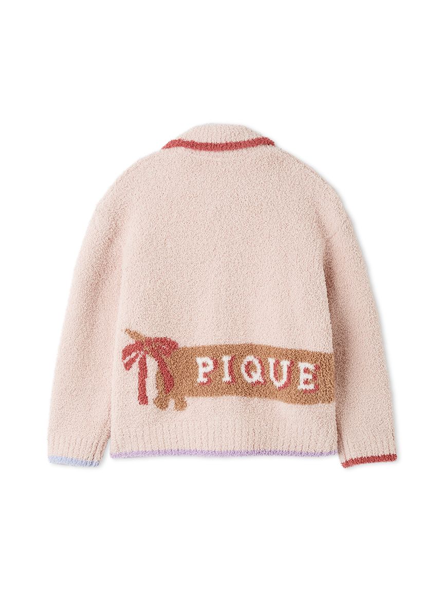 KIDS】ベビモコダックスフンドジャガードカーディガン(パーカ)｜ルーム