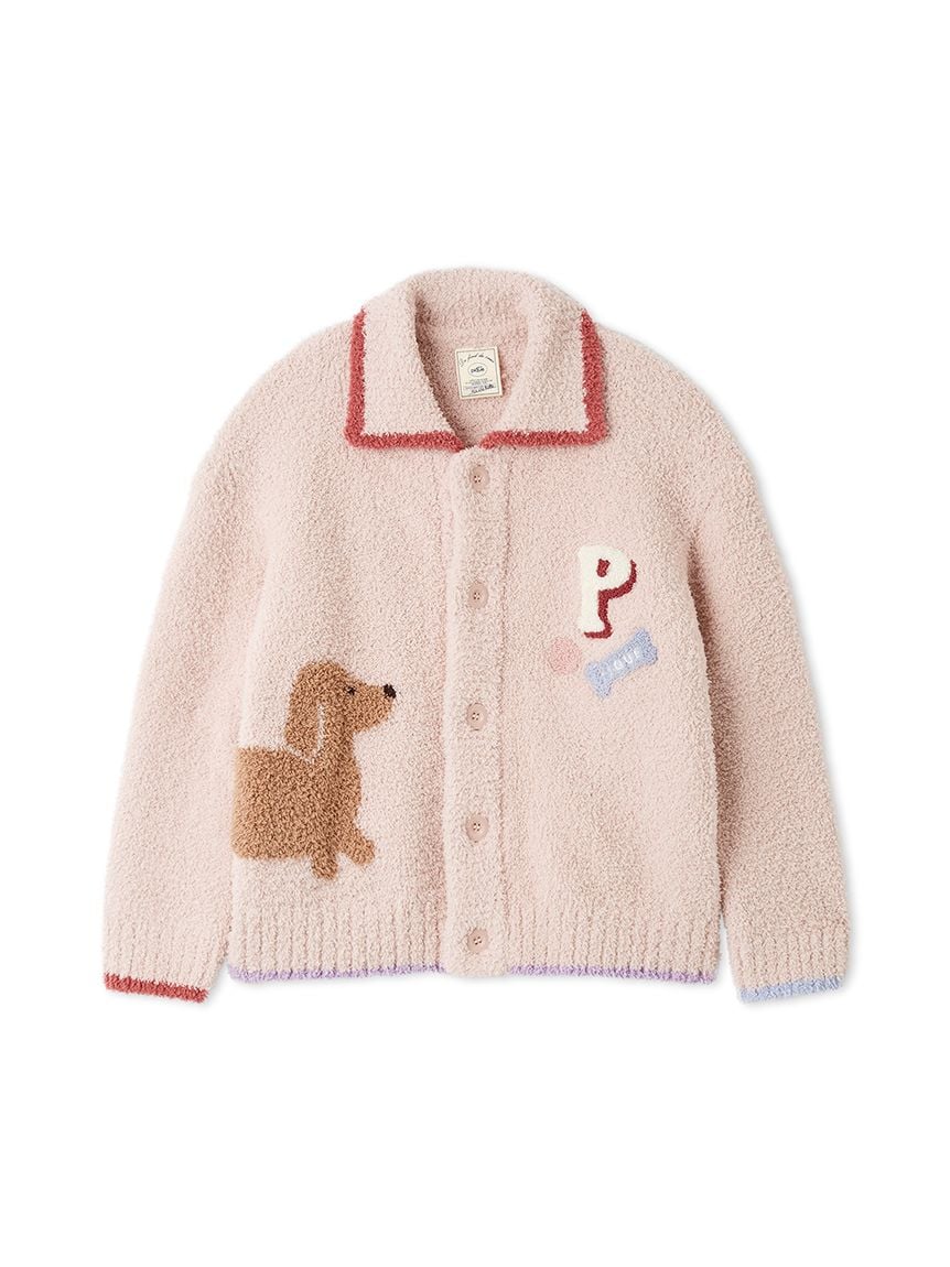KIDS】ベビモコダックスフンドジャガードカーディガン(パーカ)｜ルーム