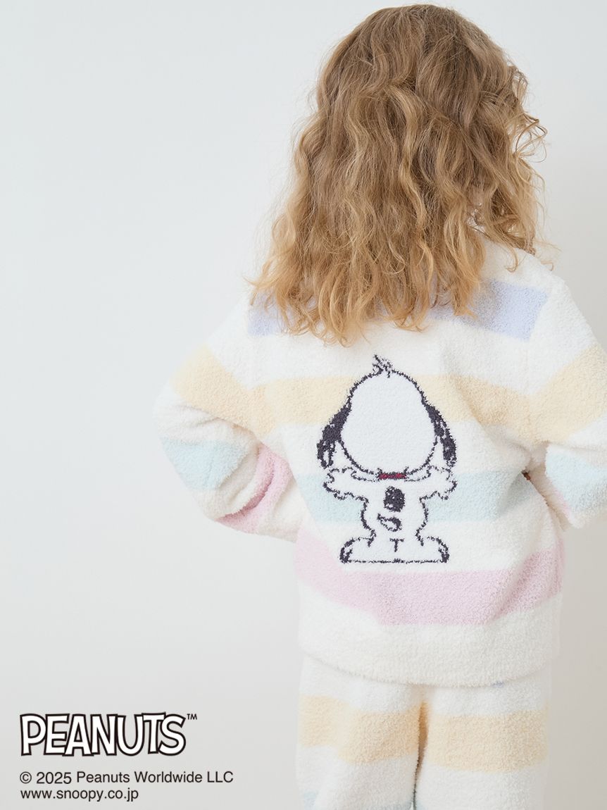 ジェラートピケ　PEANUTS ベビモコプルオーバー＆ロングパンツ スヌーピー 販路限定カラーあり】【PEANUTS PUPPIES】【KIDS】ベビモコプル