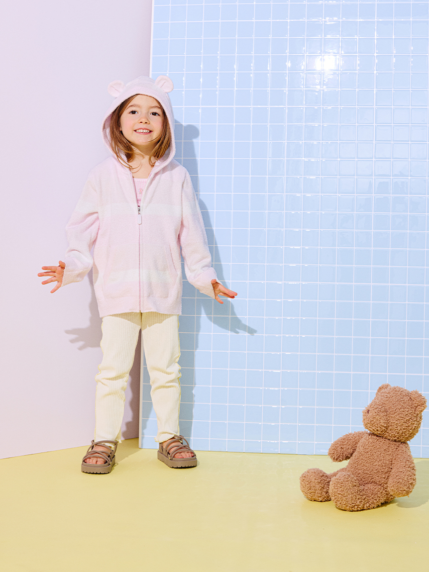 KIDS】グラデーションボーダーパーカ(パーカ)｜ルームウェア・パジャマ