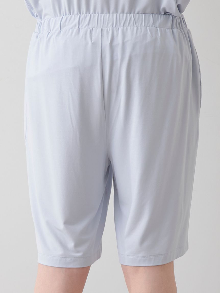 HOMME】【接触冷感】COOLレーヨンロゴハーフパンツ(ハーフパンツ