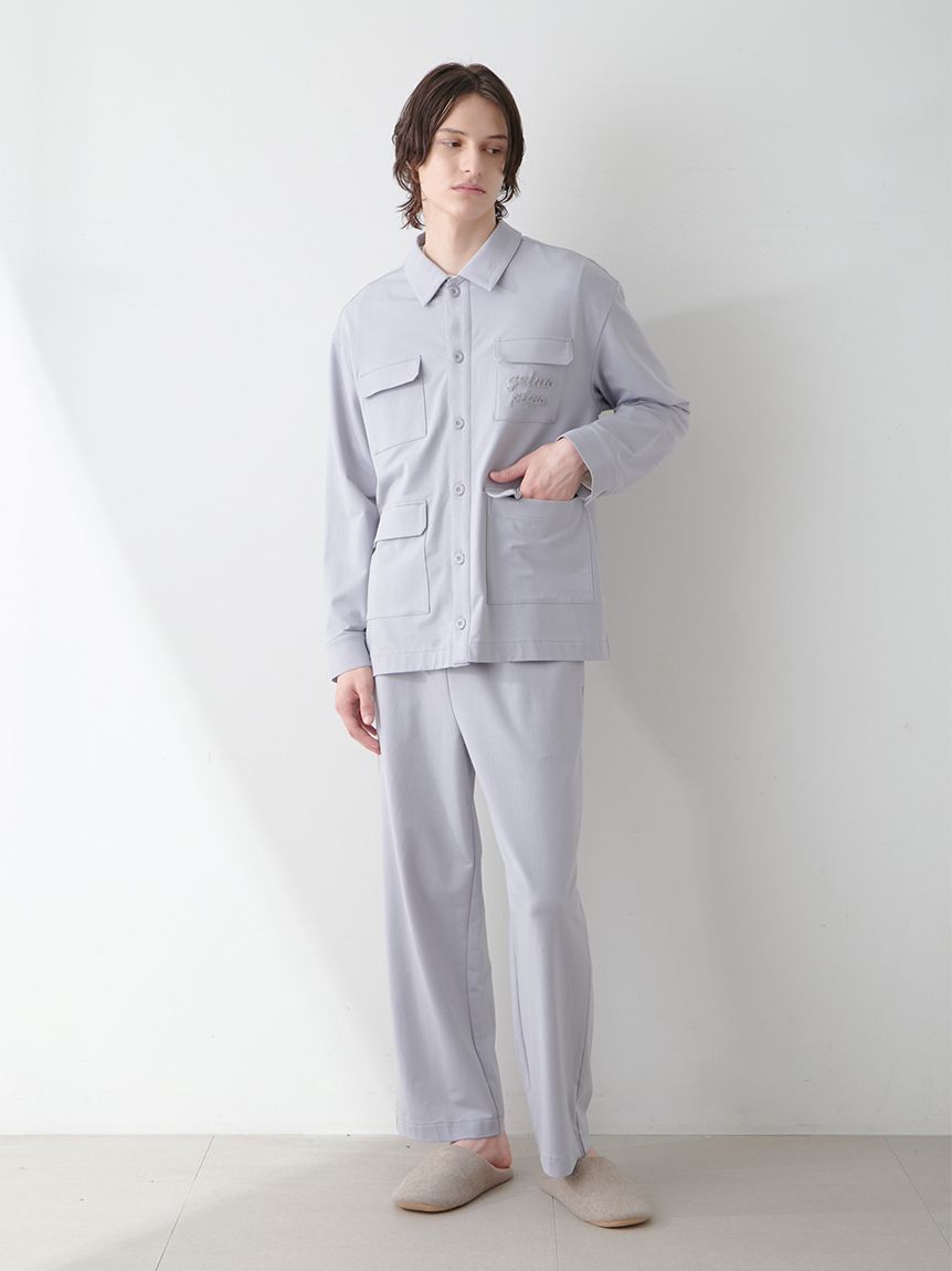 mmm出品 NO ID. パンツ フラップZIPワイドパンツ メンズ : ZOZOTOWN