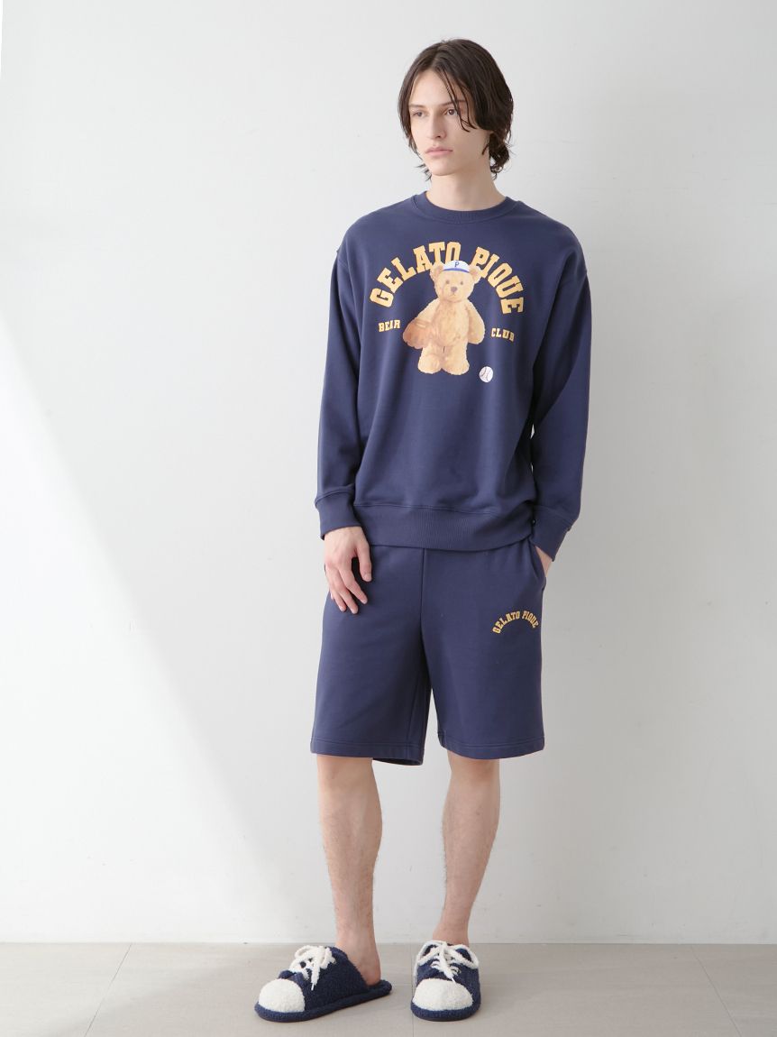 HOMME】スポーティーベア裏毛ハーフパンツ(ハーフパンツ)｜ルーム