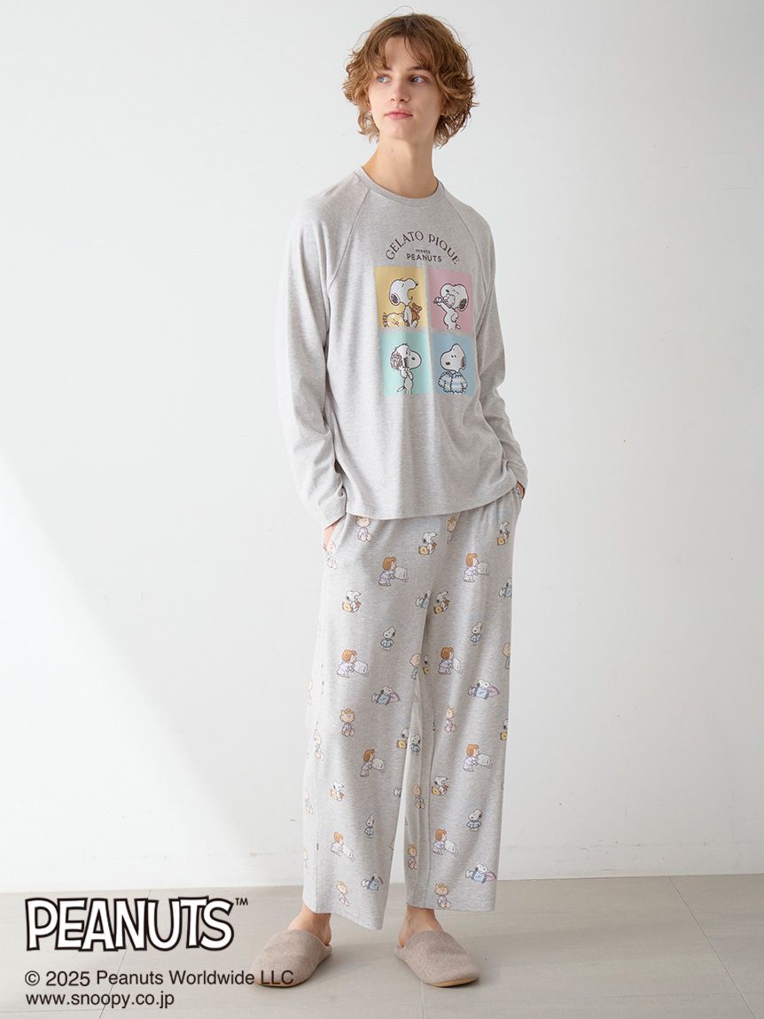 新品　J.LINDEBERG 総柄　パンツ J.LINDEBERGリンドバーグ ゴルフ メンズ 総柄 パンツ グレー×ブルー