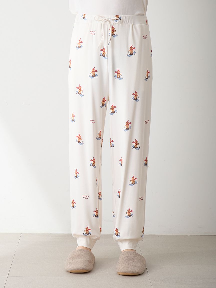 HOLIDAY】【HOMME】スキーベア柄ロングパンツ(ロングパンツ)｜ルーム