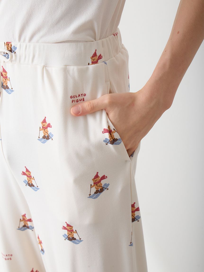 HOLIDAY】【HOMME】スキーベア柄ロングパンツ(ロングパンツ)｜ルーム