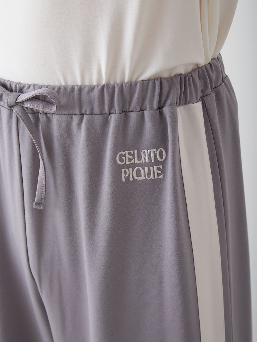 HOMME】インレイロゴラインロングパンツ(ロングパンツ)｜ルームウェア