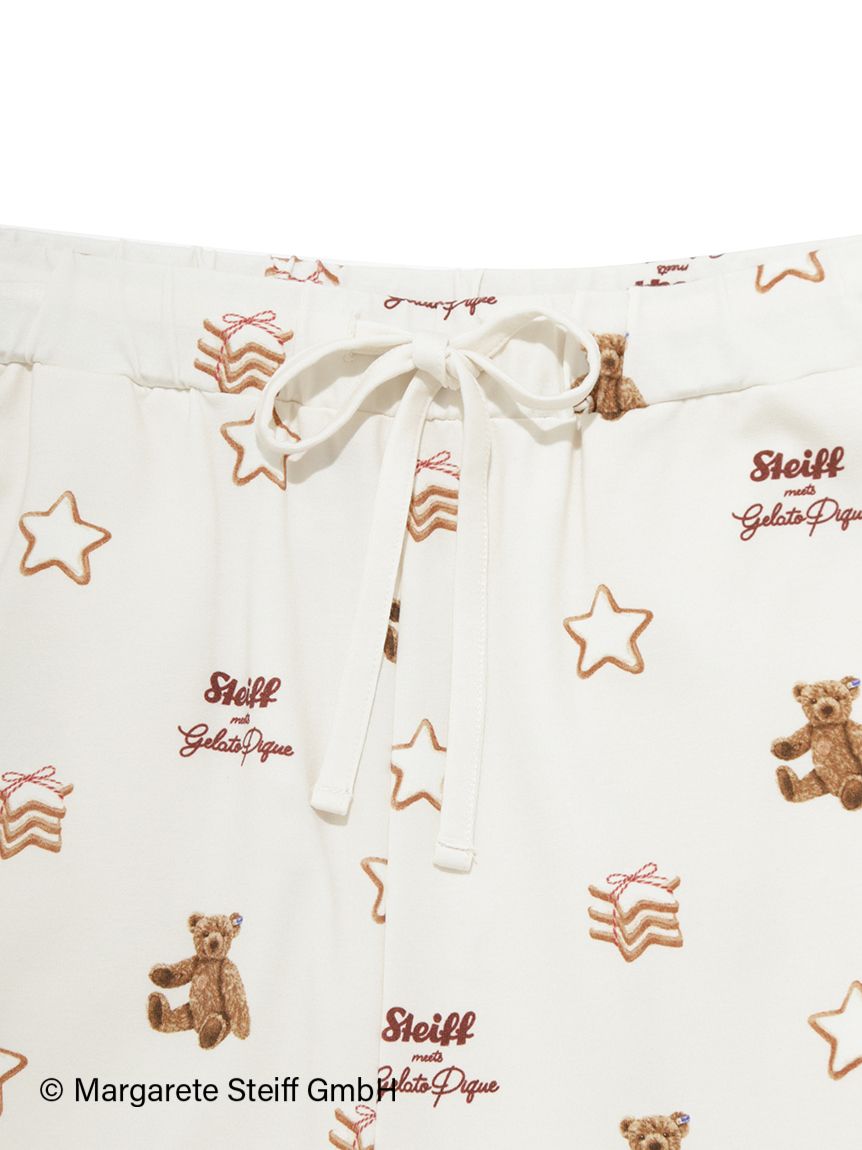 Steiff】【HOMME】総柄ロングパンツ(ロングパンツ)｜ルームウェア