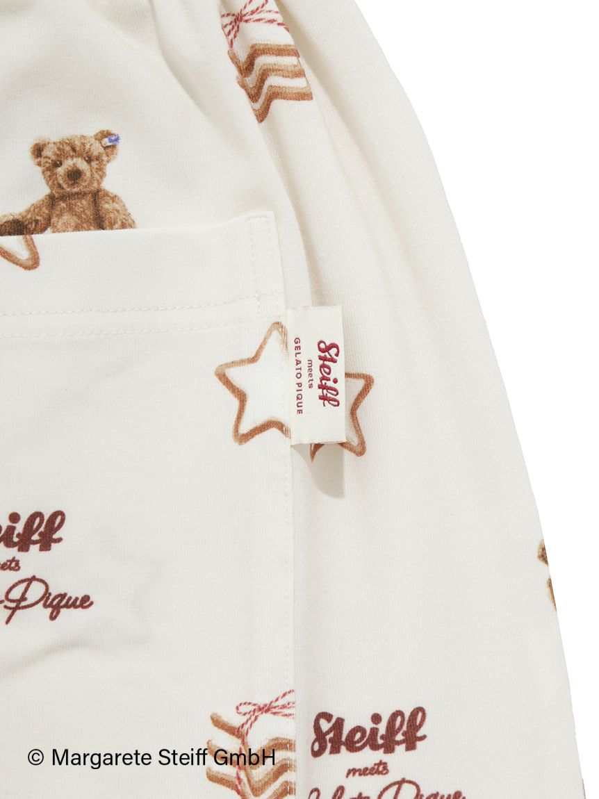 Steiff】【HOMME】総柄ロングパンツ(ロングパンツ)｜ルームウェア