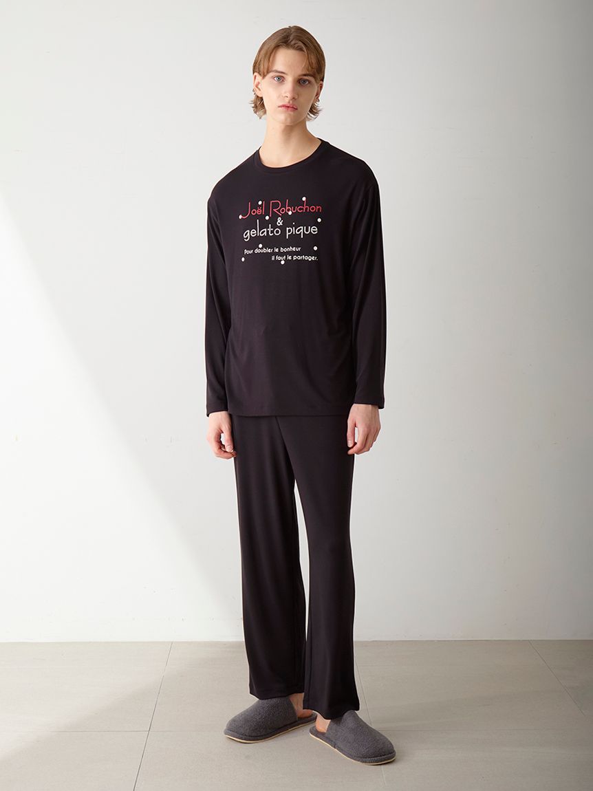 JOEL ROBUCHON】【HOMME】ドットワンポイントロングパンツ(ロング