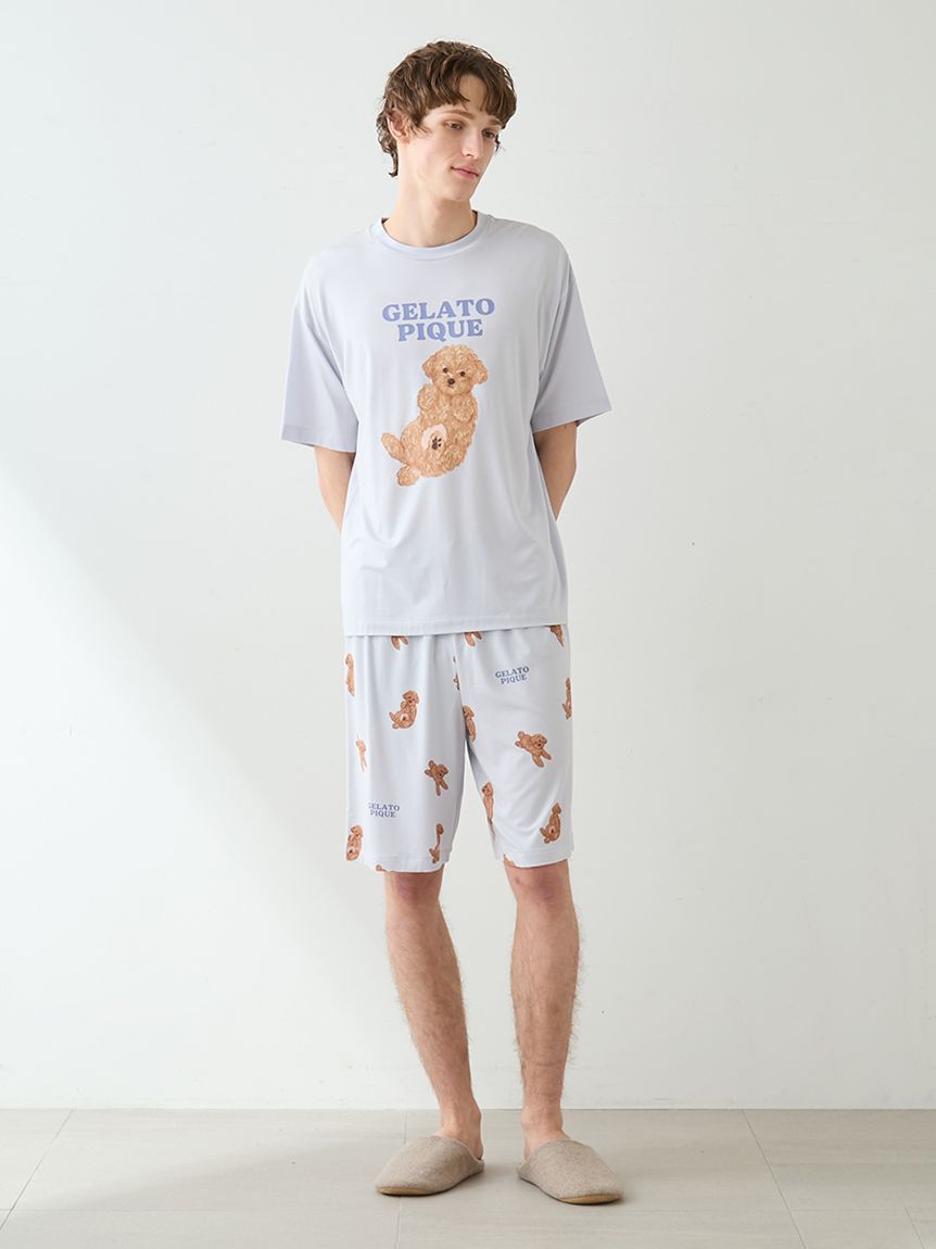 gelato pique フード付きカーディガン、ズボン、半ズボン（３点） 中古・古着通販】gelato pique (ジェラートピケ) チェリー柄ジャガード