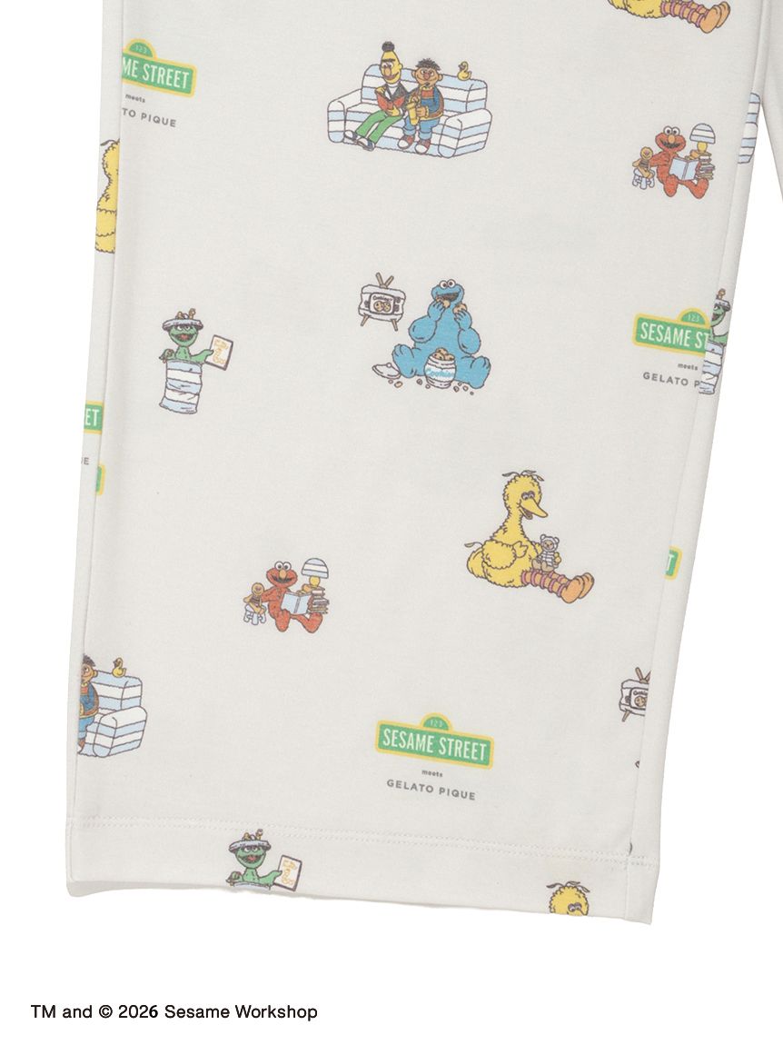 SESAME STREET】【HOMME】総柄ロングパンツ(ロングパンツ)｜ルーム