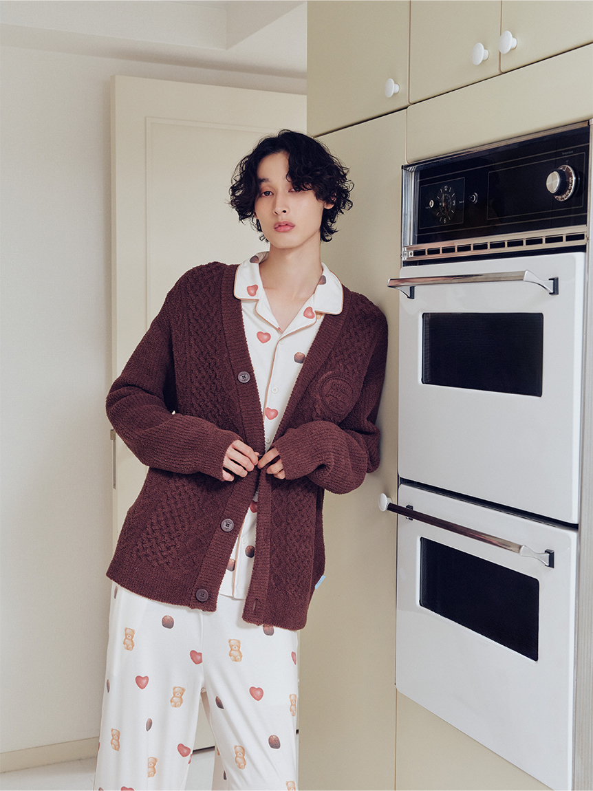 HOMME】総柄ロングパンツ(ロングパンツ)｜ルームウェア・パジャマ通販