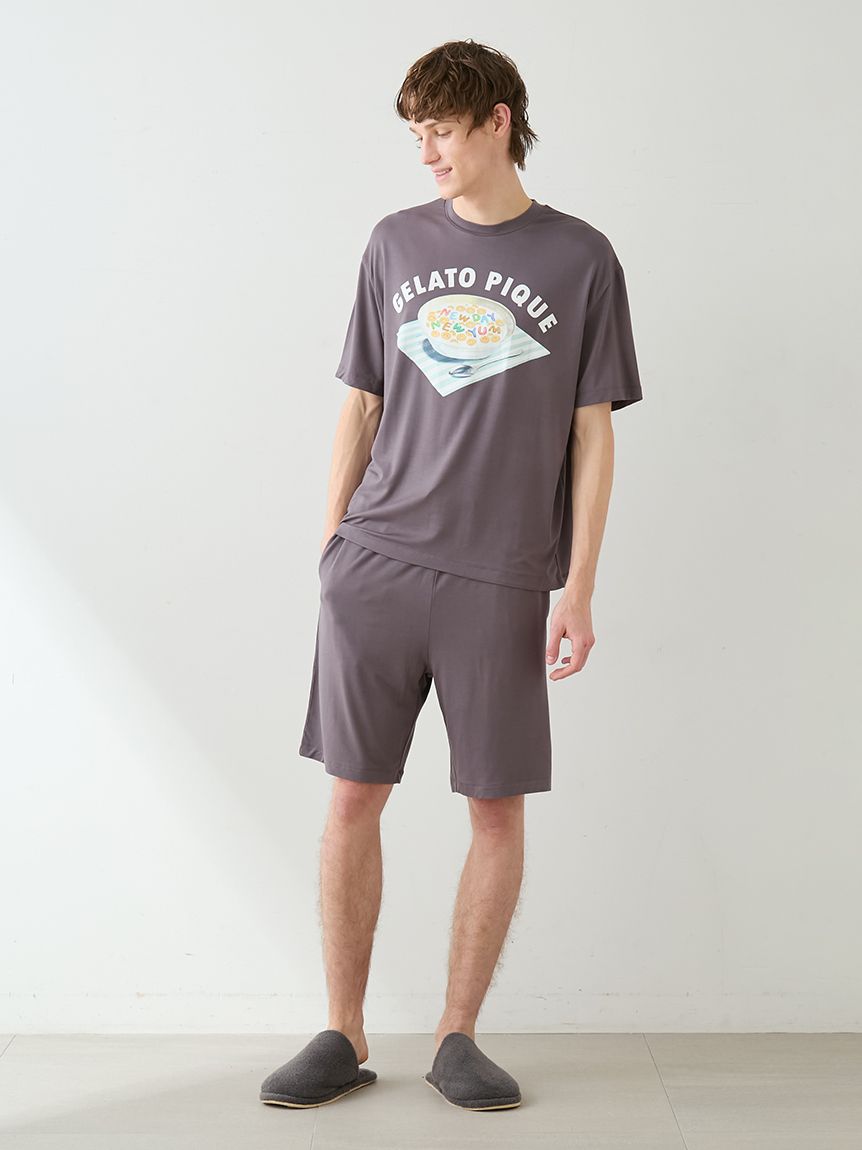 HOMME】シリアルワンポイントロゴハーフパンツ(ハーフパンツ)｜ルーム