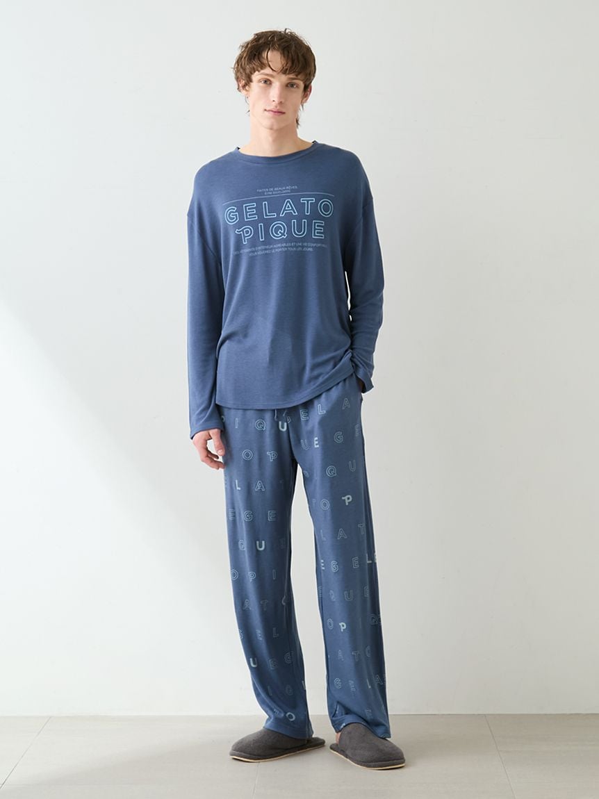 HOMME】吸湿発熱レーヨンロングパンツ(ロングパンツ)｜ルームウェア