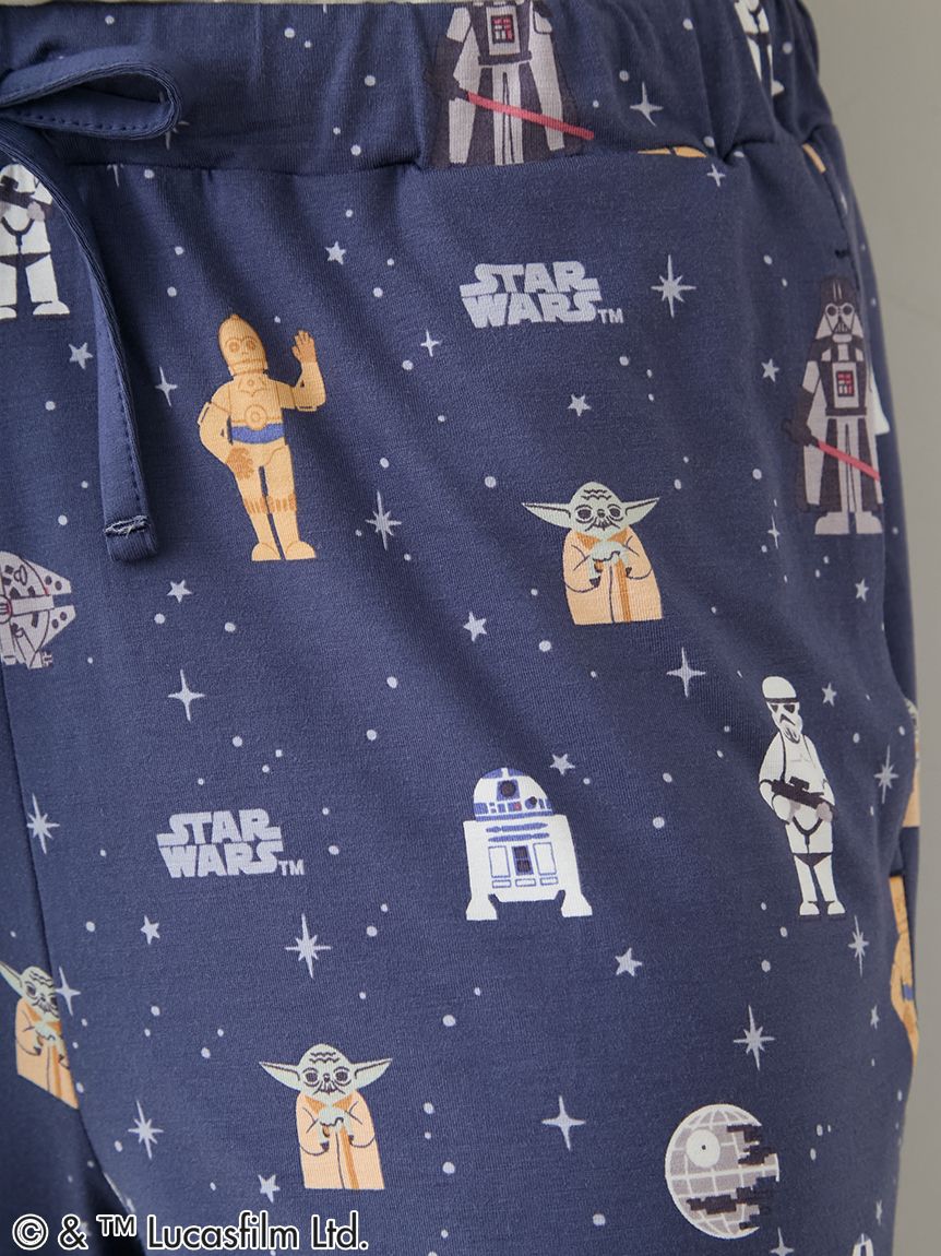 STAR WARS】【メンズ】総柄ハーフパンツ(ハーフパンツ)｜ルームウェア