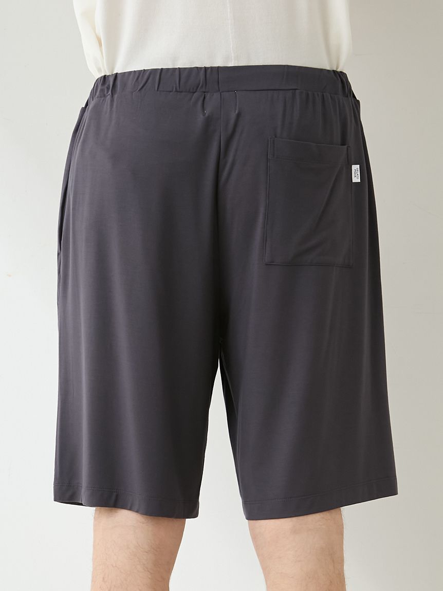 HOMME】【接触冷感】COOLレーヨンロゴハーフパンツ(ハーフパンツ