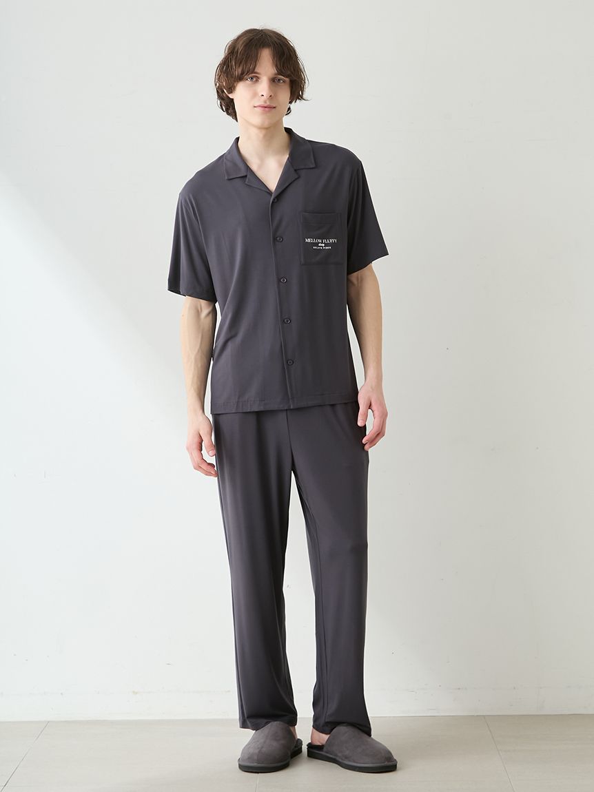 HOMME】【接触冷感】COOLレーヨンロゴロングパンツ(ロングパンツ
