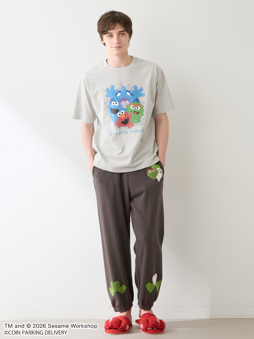 SESAMESTREET×CPDHOOME meets GELATOPIQUE】コットン裏毛プリント