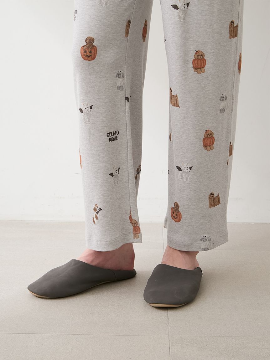 HALLOWEEN】【HOMME】ナイトパレードDOGS柄ロングパンツ(ロングパンツ