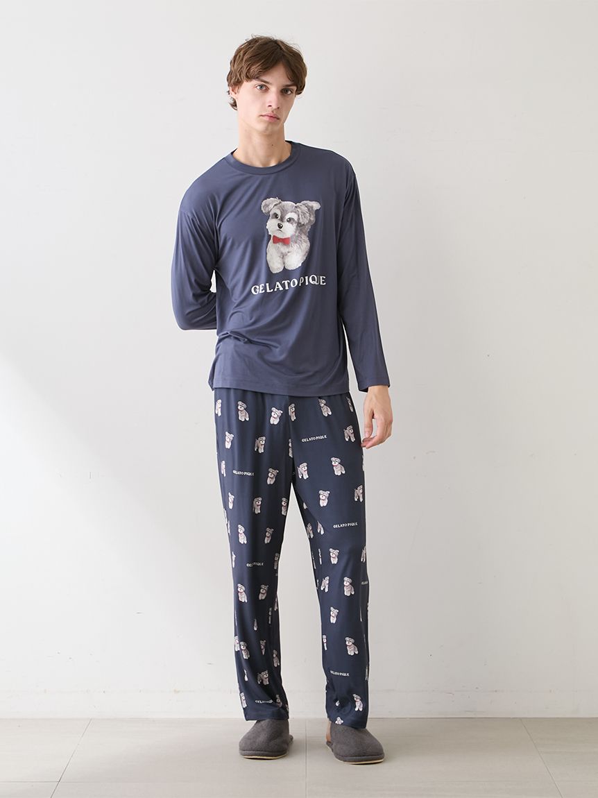 オフィシャルサイト・MASH STORE限定】【HOMME】ボウタイDOG柄ロング