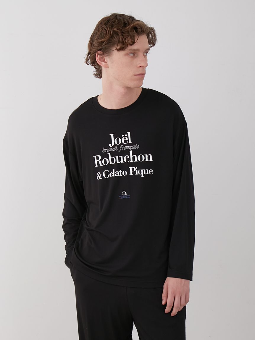 JOEL ROBUCHON】【HOMME】レーヨンロゴロンT(カットソー・Tシャツ 