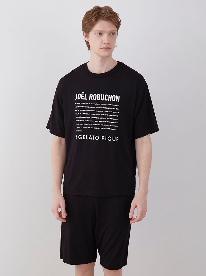 【JOEL ROBUCHON】【HOMME】レーヨンロゴTシャツ | PMCT242210