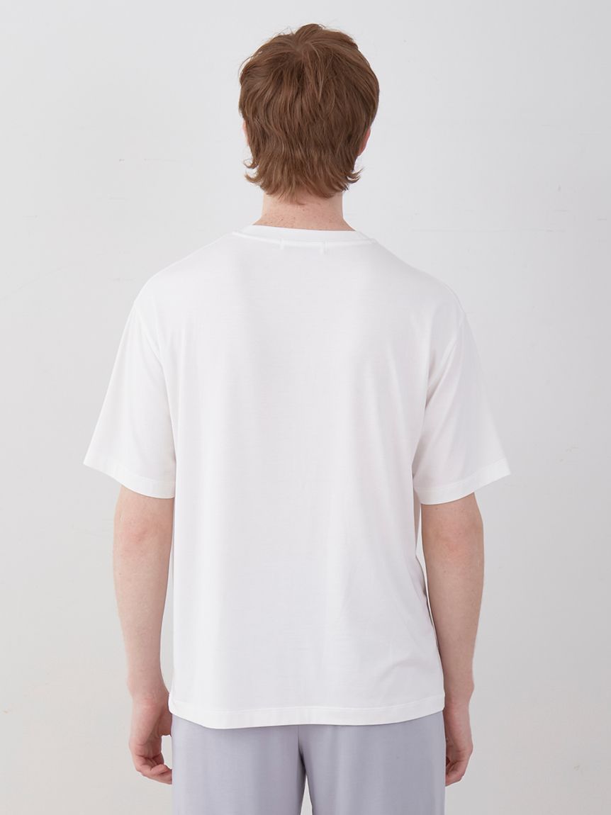 【接触冷感】【HOMME】レーヨンクジラモチーフTシャツ | PMCT242920