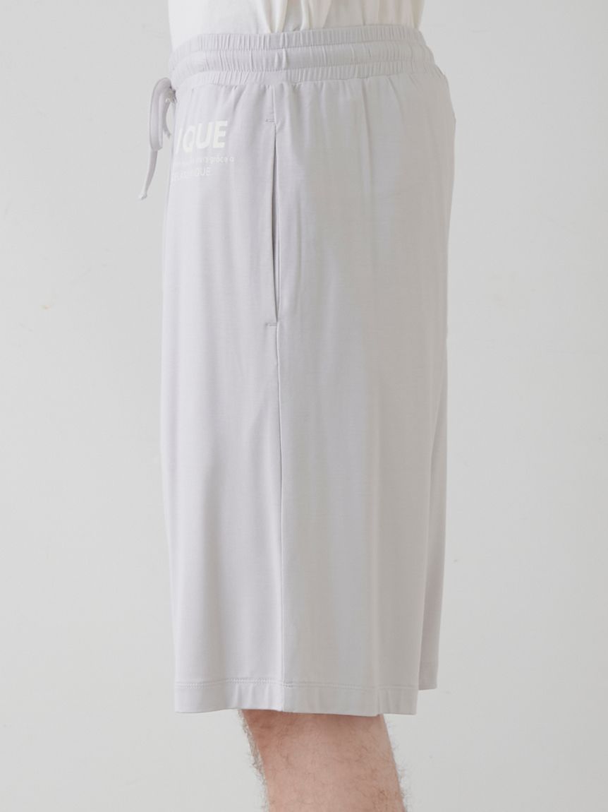 HOMME】【接触冷感】スリーピングドッグワンポイントTシャツ