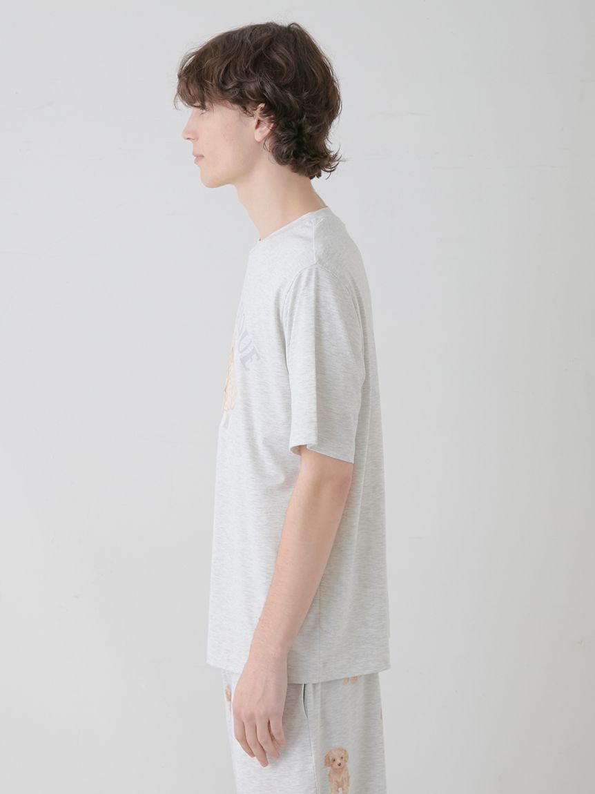 【HOMME】トイプードルワンポイントTシャツ | PMCT251307