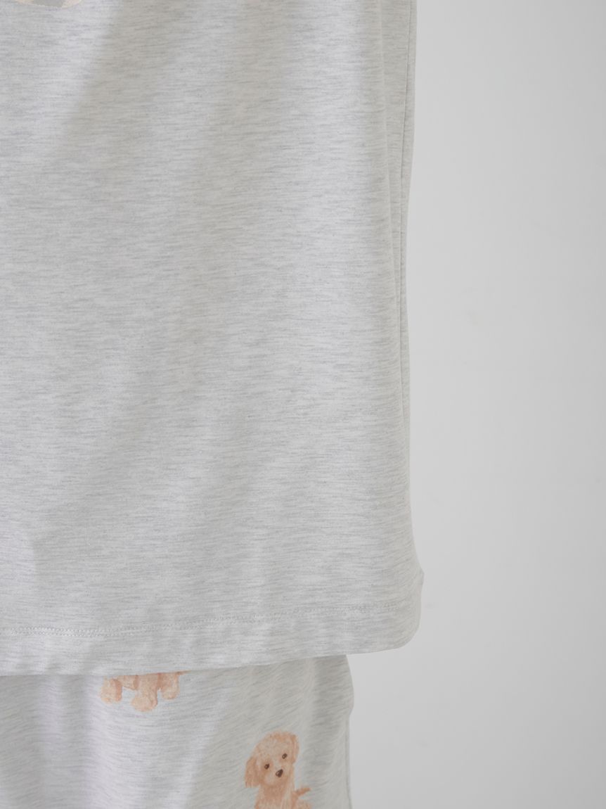 【HOMME】トイプードルワンポイントTシャツ | PMCT251307