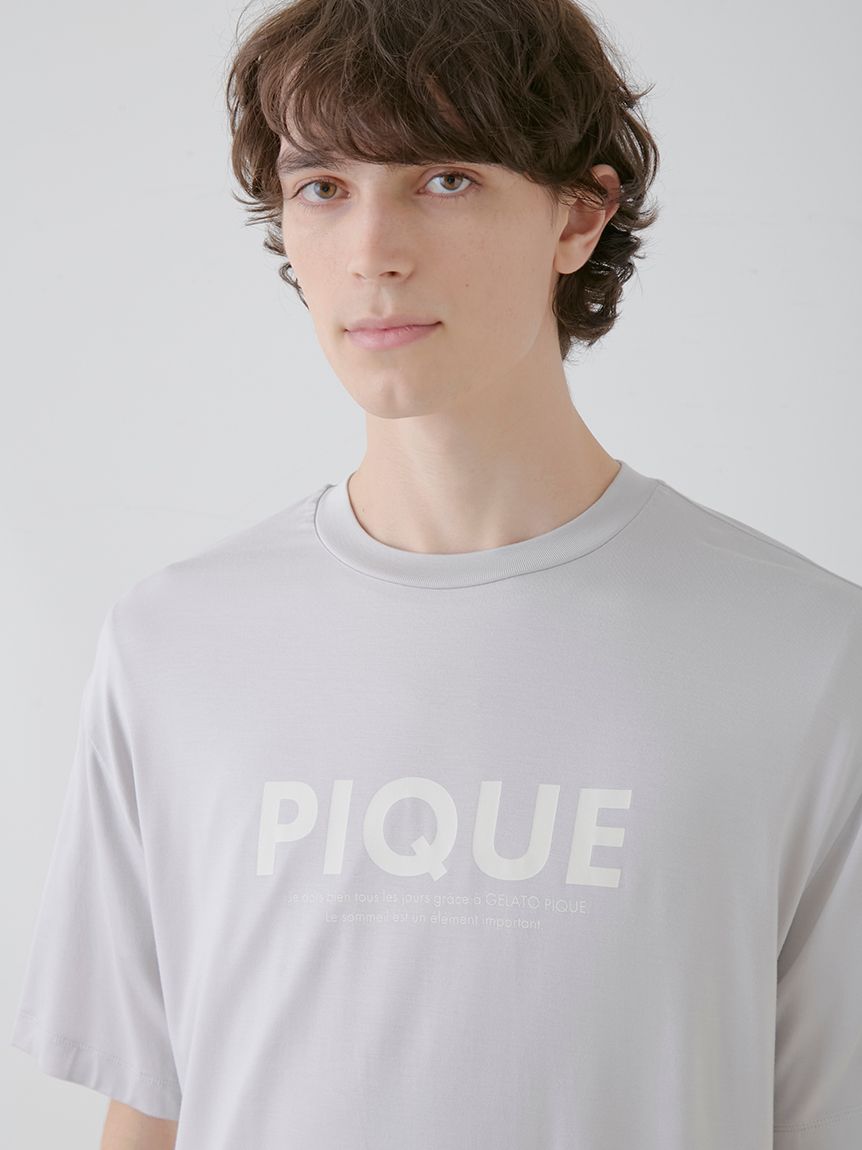 【HOMME】接触冷感レーヨンピケロゴTシャツ | PMCT251954