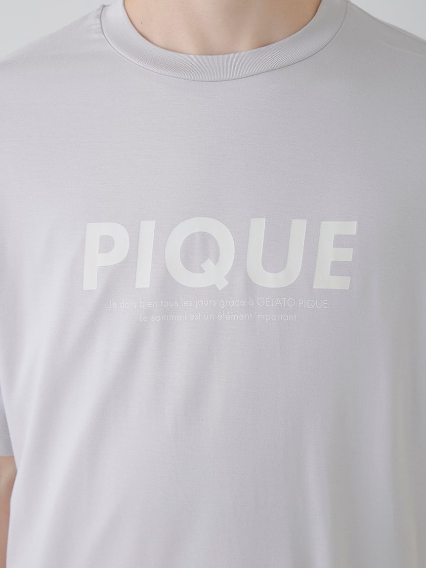 【HOMME】接触冷感レーヨンピケロゴTシャツ | PMCT251954